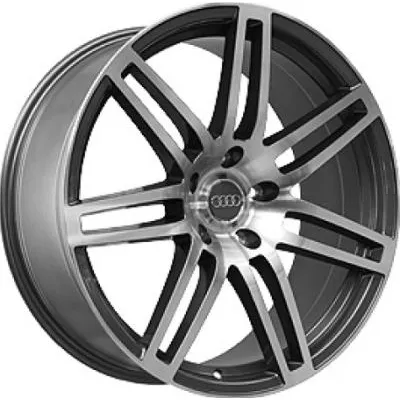 Replica Audi (A448) 10x22 5x130 ET50 DIA71.6 GMF