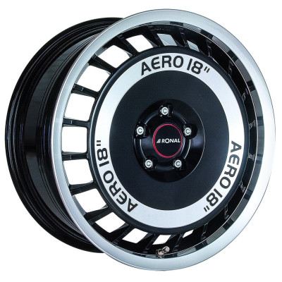 Ronal R50 7.5x16 4x108 ET25 DIA65.1 Black