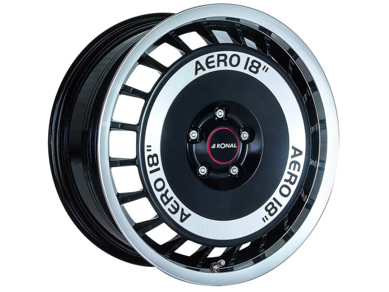 Ronal R50 7.5x16 4x108 ET25 DIA65.1 Black