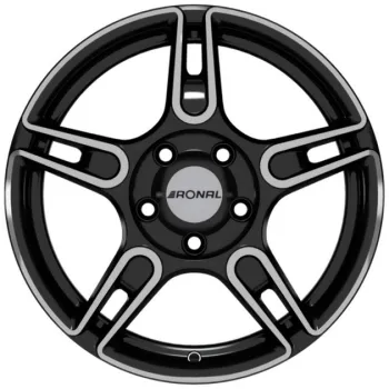 Ronal R52 5x14 5x100 ET35 DIA68 Black