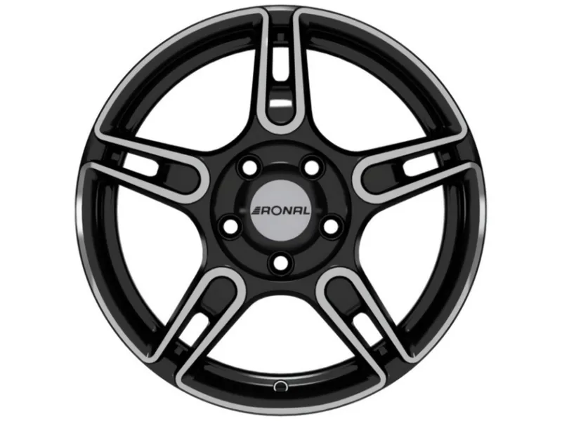 Ronal R52 5x14 5x100 ET35 DIA68 Black