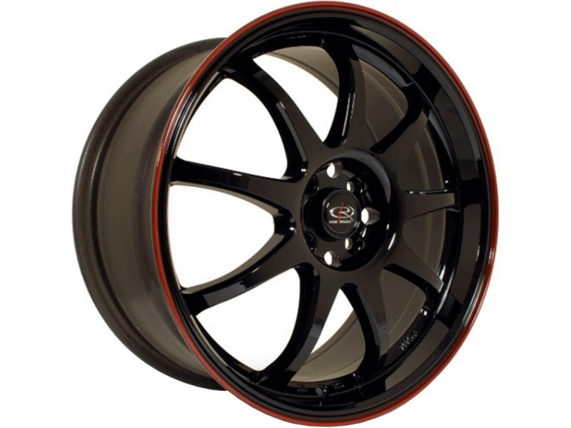 Rota P1 8x18 5x114.3 ET45 DIA73.1 Black