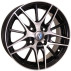 Литые диски Tech Line TL1506 6x15 4x100 ET45 DIA56.6 Black Diamond