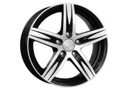 K&K Андорра 7x17 5x114.3 ET38 DIA66.1 Алмаз черн