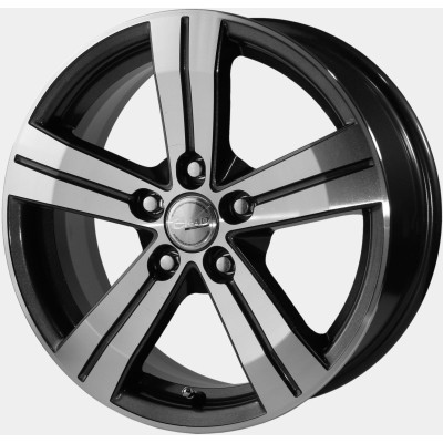 Skad Мицар 8x18 5x120 ET35 DIA72.6 Алмаз черн