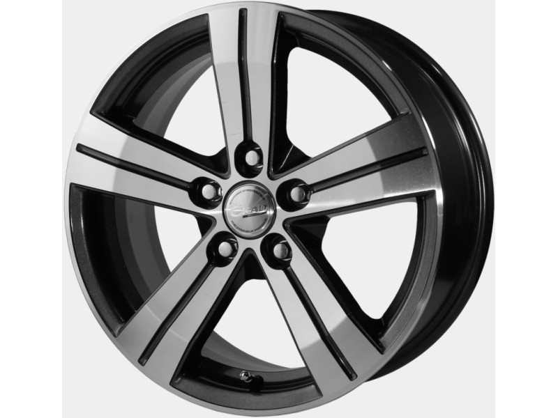 Skad Мицар 8x18 5x120 ET35 DIA72.6 Алмаз черн