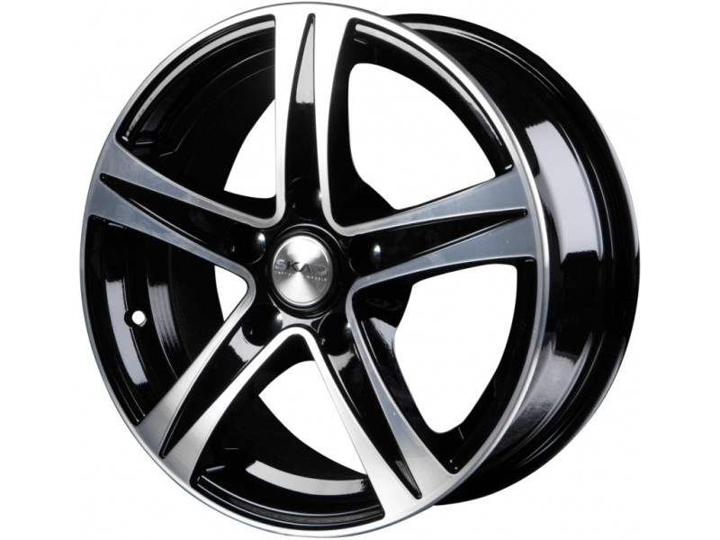 Skad Сакура 6.5x15 5x100 ET35 DIA57.1 Алмаз черн