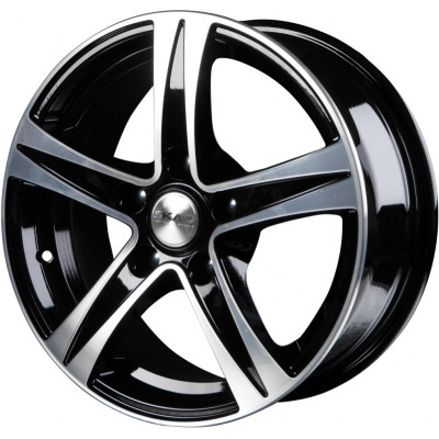 Skad Сакура 6.5x15 5x114.3 ET43 DIA67.1 Алмаз черн