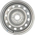 Сталеві диски Дорожная Карта Chevrolet Aveo 6x15 4x100 ET45 DIA56.6 Silver