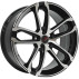 Replica Audi (A518) 8x18 5x112 ET47 DIA66.6 BKF