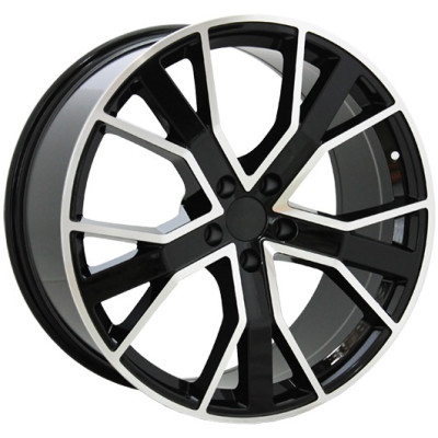 Replica Audi (A520) 9x20 5x130 ET55 DIA71.5 BKF