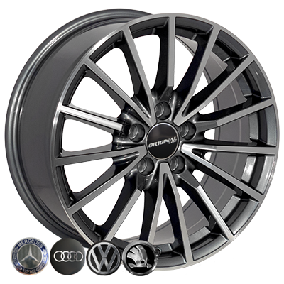 Zorat Wheels BK5246 GP R17 W7.5 PCD5x112 ET35 DIA66.6