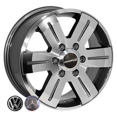 Zorat Wheels BK562 7x16 6x130 ET60 DIA84.1 GP
