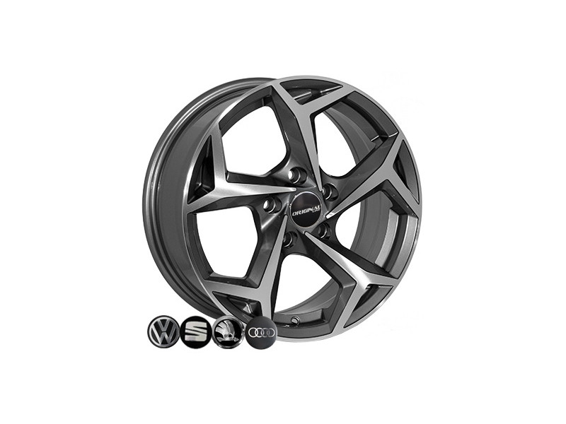 Zorat Wheels BK5340 6.5x16 5x112 ET40 DIA57.1 GP