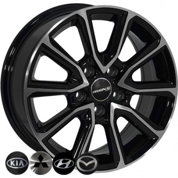 Zorat Wheels BK5344 6.5x16 5x114.3 ET35 DIA67.1 BP