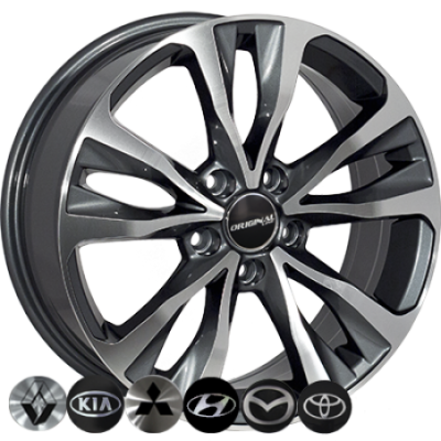 Replica Mitsubishi BK5212 GP R17 W7.0 PCD5x114.3 ET45 DIA67.1