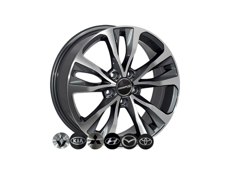 Replica Mitsubishi BK5212 GP R17 W7.0 PCD5x114.3 ET45 DIA67.1