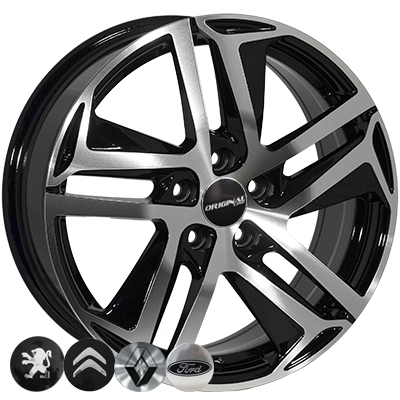 Replica Citroën FR876 BMF R16 W6.5 PCD4x108 ET27 DIA65.1