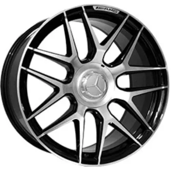 Replica Mercedes (MR251) 8.5x19 5x112 ET39 DIA66.6 BKF