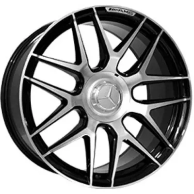 Replica Mercedes (MR251) 8.5x19 5x112 ET39 DIA66.6 BKF