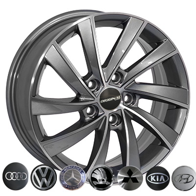 Zorat Wheels BK5290 7x17 5x112 ET45 DIA57.1 GP