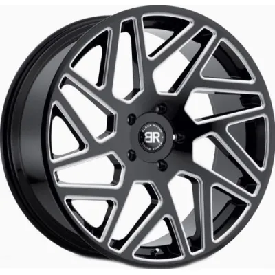 Black Rhino Cyclone 9.5x22 5x150 ET25 DIA110.1 GBW/MS