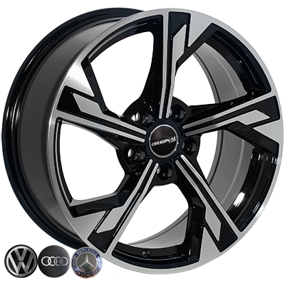 Replica Audi BK5419 BP R17 W7.5 PCD5x112 ET35 DIA66.6